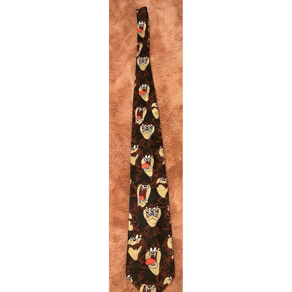 Vintage 90s Looney Tunes "Taz" Tasmanian Devil Necktie